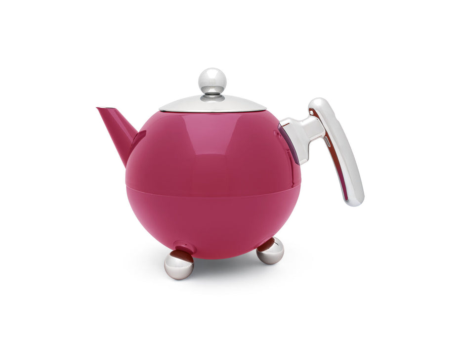 Bredemeijer Duet® Bella Ronde Theepot - Dark Magenta - 1,2 ltr.