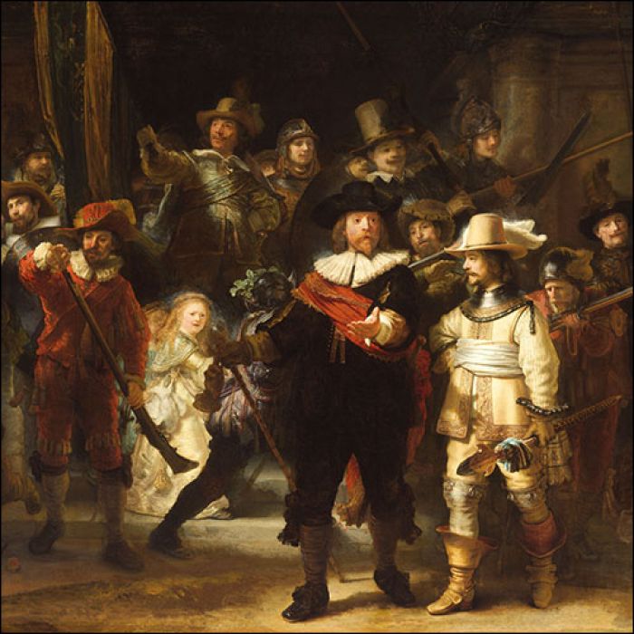 Ambiente de Nachtwacht Papieren Servetten - 33 cm x 33 cm