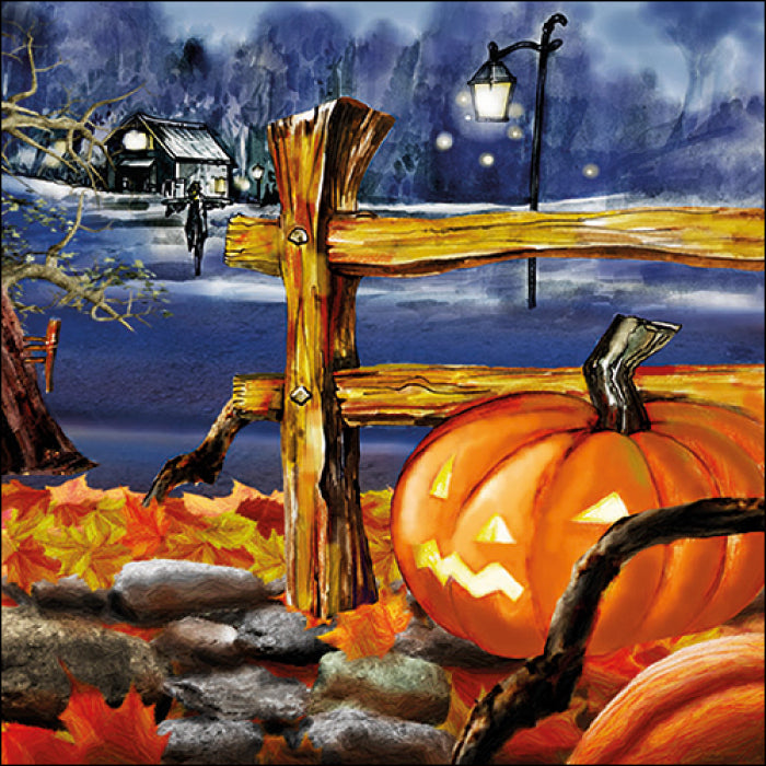 Ambiente Jack-o'-Lantern Servetten - 33 cm x 33 cm