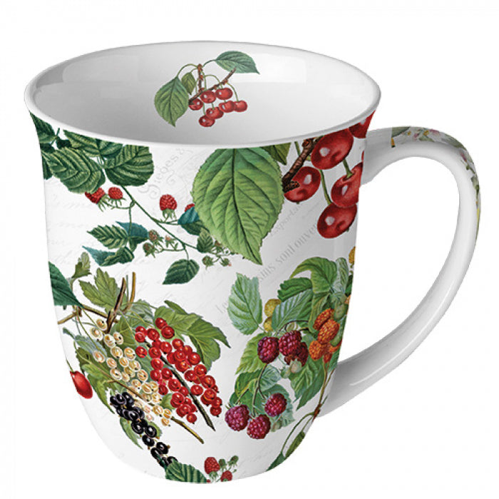 Ambiente Fresh Fruits Beker - Fine Bone China - 400 ml