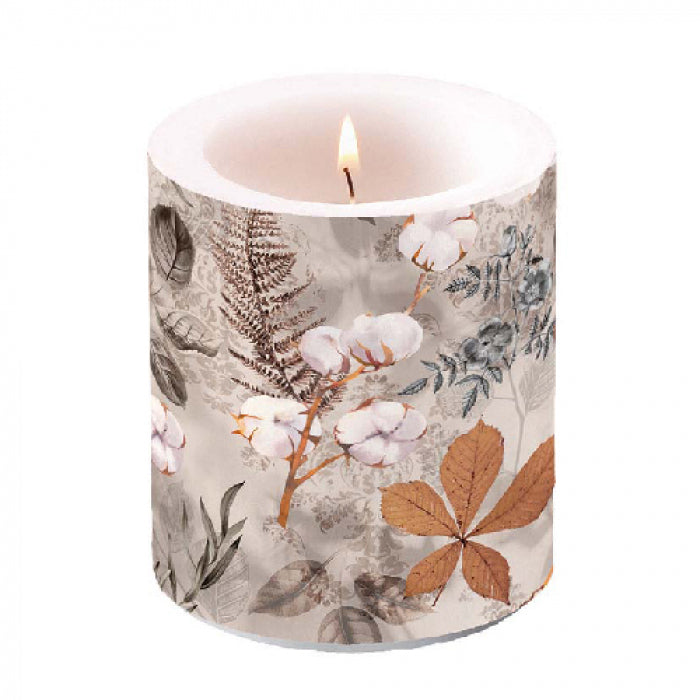 Ambiente Cotton Kaars - Medium - Paraffine - Ø 10 cm