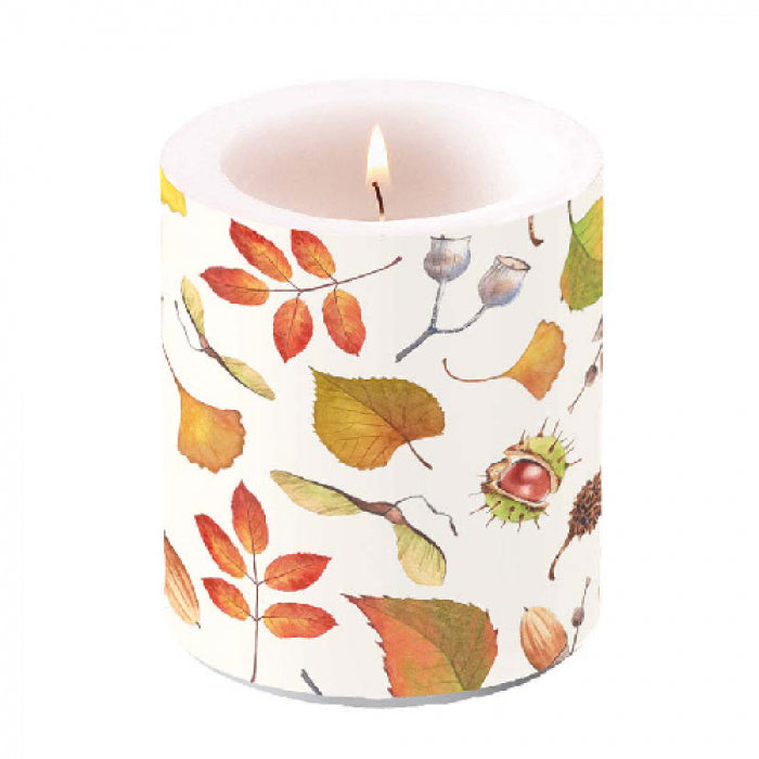 Ambiente Autumn Details Kaars - Medium - Paraffine - Ø 10 cm