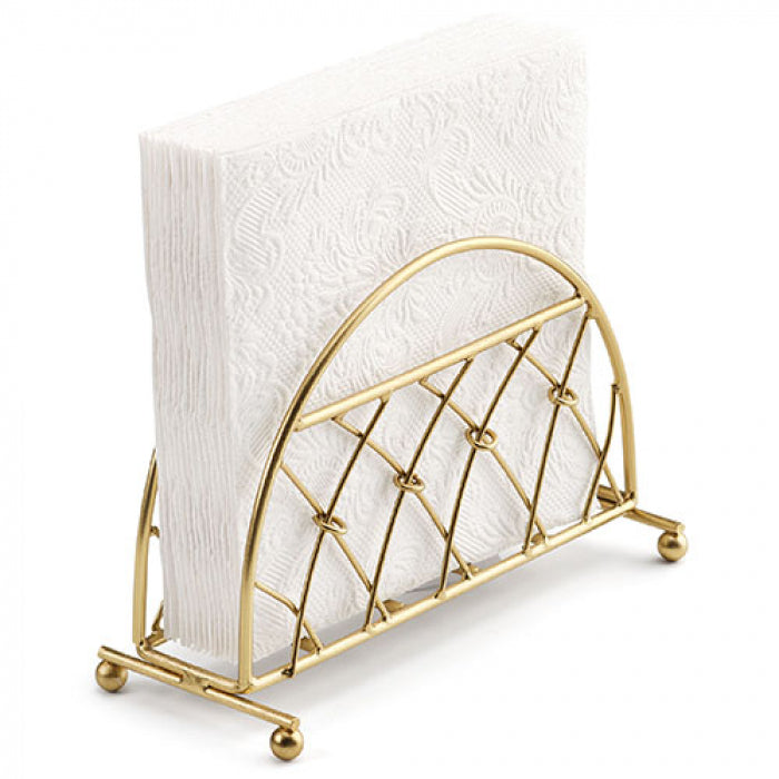 Ambiente Lattice Gold Servettenhouder - Metaal - Goudkleurig