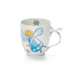 ChaCult Guardian Angel Beker - Sneeuwvlokje - Porselein - 350 ml