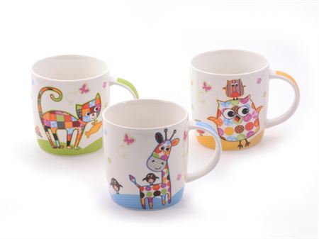 ChaCult Peppino Beker- Giraf - New Bone China - 280 ml