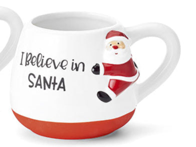 ChaCult Clause Beker - Kerstman - Aardewerk - 400 ml