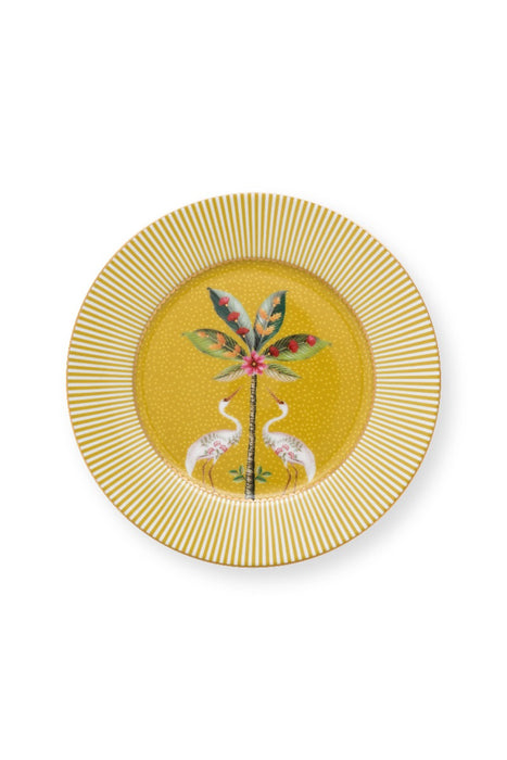 Pip Studio La Majorelle Yellow Gebaksbordje - Porselein - Ø 17 cm