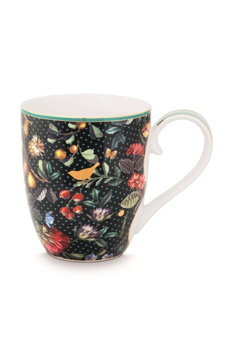 Pip Studio Winter Wonderland Overall Dark Blue Beker - Porselein - 450 ml