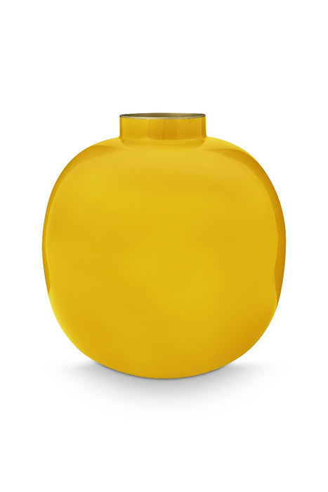 Pip Studio Vaas - Yellow - Metaal - 23 cm