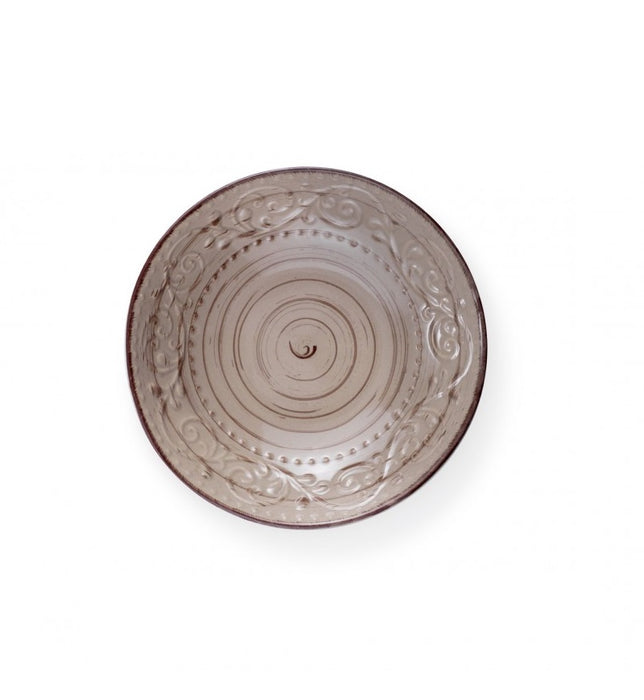Brandani Serendipity Sabbia Soepbord - Taupe - Aardewerk - Ø 20 cm