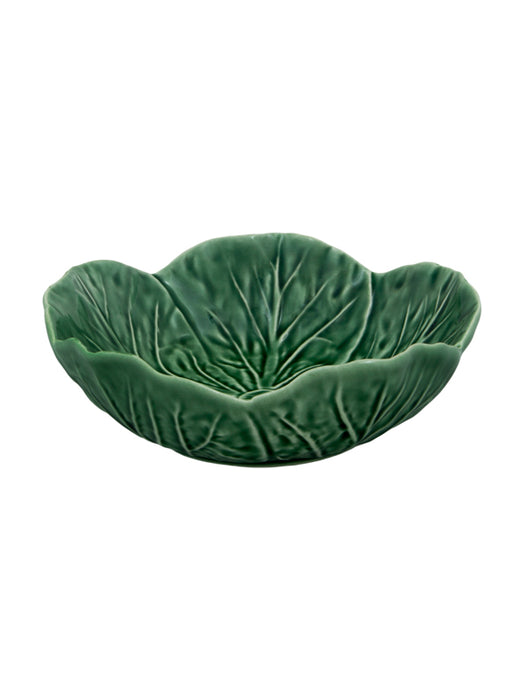 Bordallo Pinheiro Natural Couve Schaaltje - Koolblad - Groen - Aardewerk - Ø 15 cm