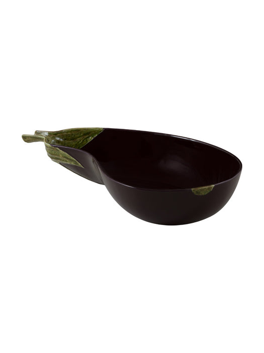 Bordallo Pinheiro Beringela Schaal - Aubergine - Paars - Aardewerk - 46,5 cm x 26 cm