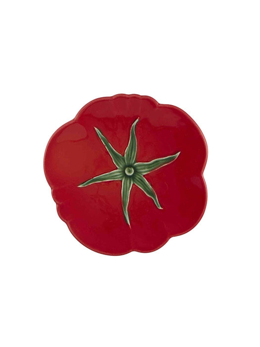 Bordallo Pinheiro Tomato Gebaksbordje - Rood - Aardewerk - 15 cm x 14 cm