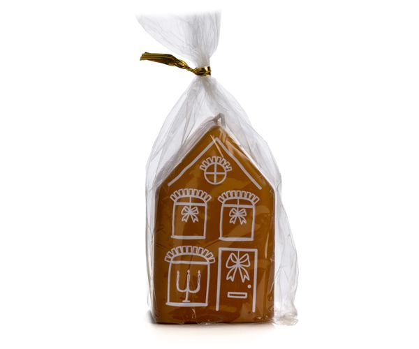 BY KIMMI Kerst Huis Kaars - Sienna - 9 cm