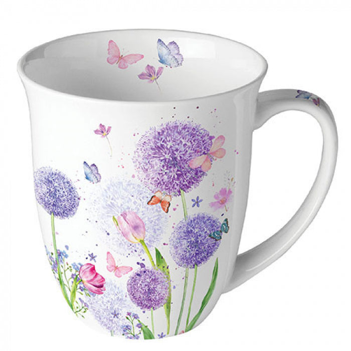 Ambiente Flower Beauty Beker - Fine Bone China - 400 ml