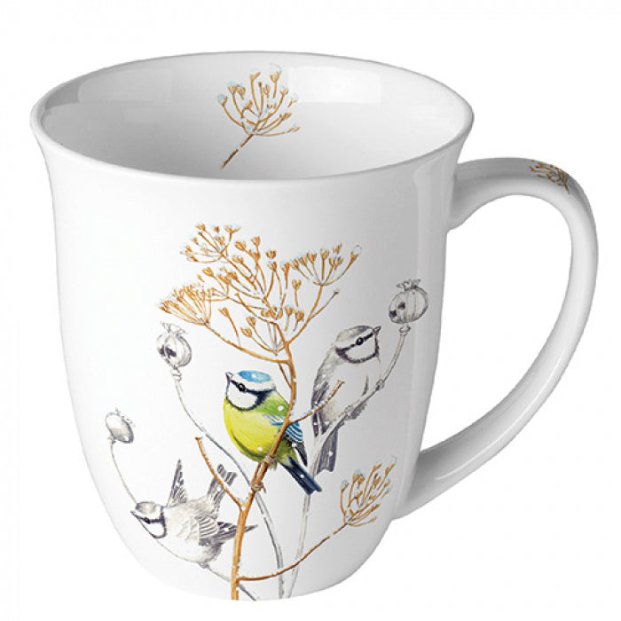 Ambiente Sweet Little Bird Beker - Fine Bone China - 400 ml