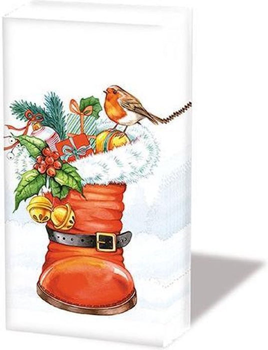 Ambiente Christmas Boot Papieren Zakdoekjes