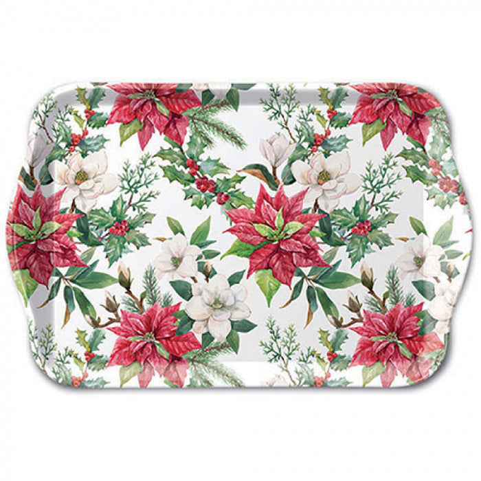 Ambiente Christmas Florals Dienblad - Melamine - 13 cm x 21 cm