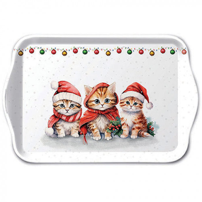 Ambiente Funny Cute Kittens Dienblad - Melamine - 13 cm x 21 cm