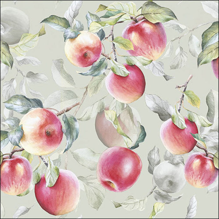 Ambiente Fresh Apples Green Servetten - 33 cm x 33 cm