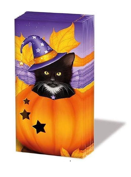 Ambiente Halloween Cat Papieren Zakdoekjes
