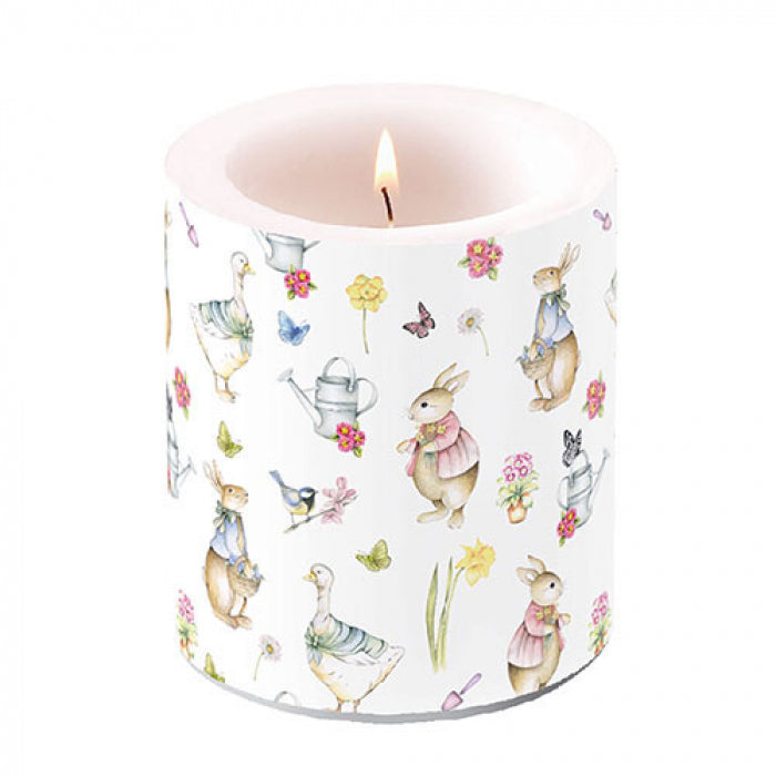 Ambiente Easter Garden Kaars - Medium - Paraffine - Ø 10 cm