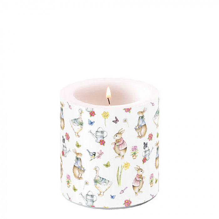 Ambiente Easter Garden Kaars - Klein - Paraffine - Ø 9 cm