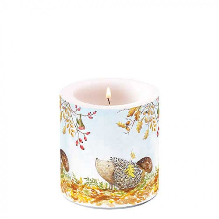 Ambiente Forest Friends Kaars - Klein - Paraffine - Ø 9 cm