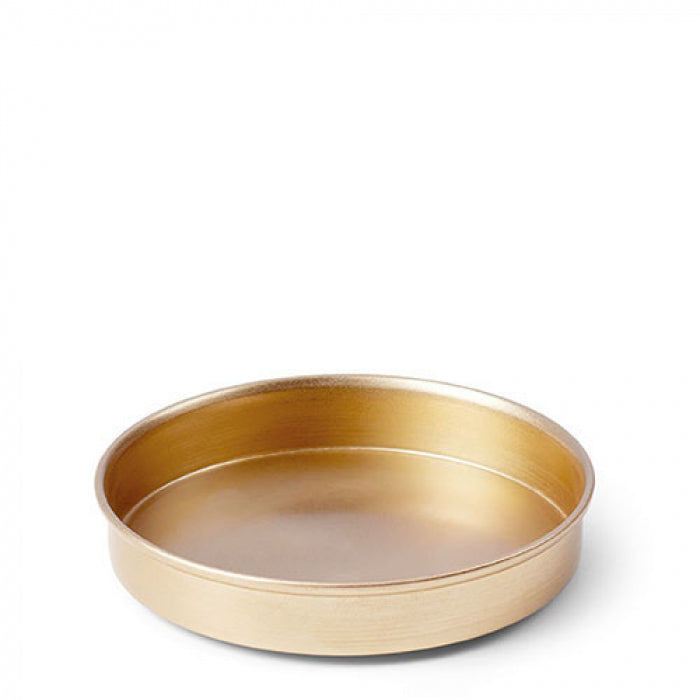 Ambiente Kaarsenhouder - Goudkleurig - Klein - Metaal - Ø 8,5 cm
