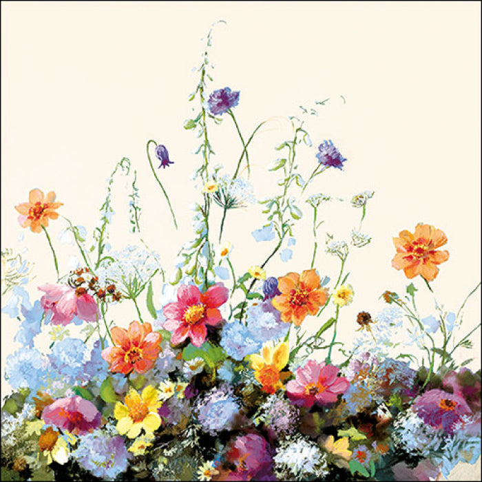 Ambiente Summer Breeze Cream Servetten - 33 cm x 33 cm