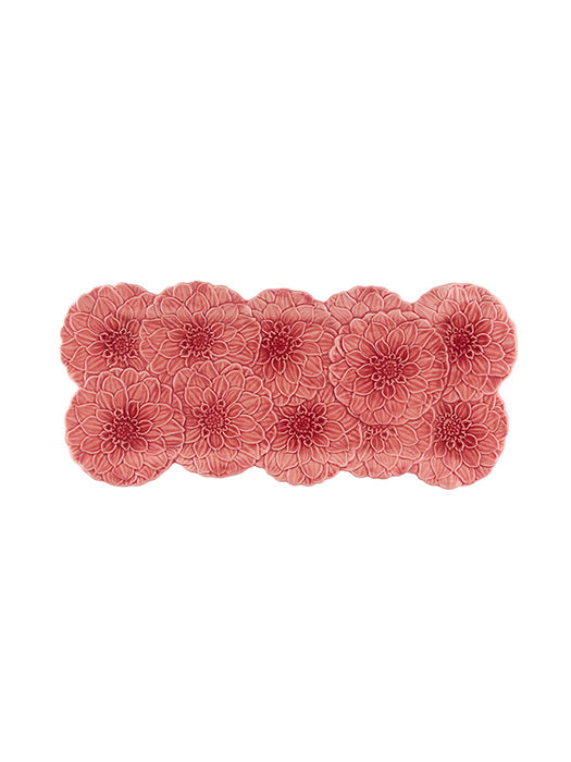 Bordallo Pinheiro Maria Flor Schaal - Aardewerk - 47 cm x 20 cm