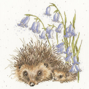 Wrendale Designs Love and Hedgehugs Borduurpakket - 26 cm x 26 cm