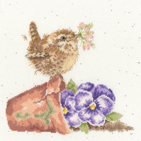 Wrendale Designs Pottering About Borduurpakket - 26 cm x 26 cm