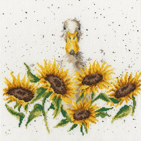 Wrendale Designs Sunshine Borduurpakket - 26 cm x 26 cm