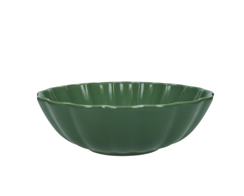 Brandani Calipso Schaal - Groen - Aardewerk - Ø 23 cm