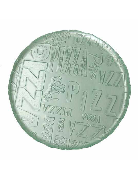 Brandani Pizzabord - Aquamarijn - Glas - Ø 34 cm