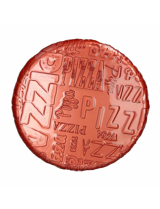 Brandani Pizzabord - Oranje - Glas - Ø 34 cm