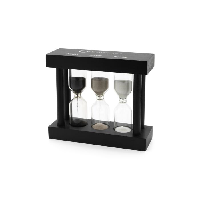 Bredemeijer Tea Timer - Bamboo - Zwart - 3 cm x 9,1 cm x 7,9 cm
