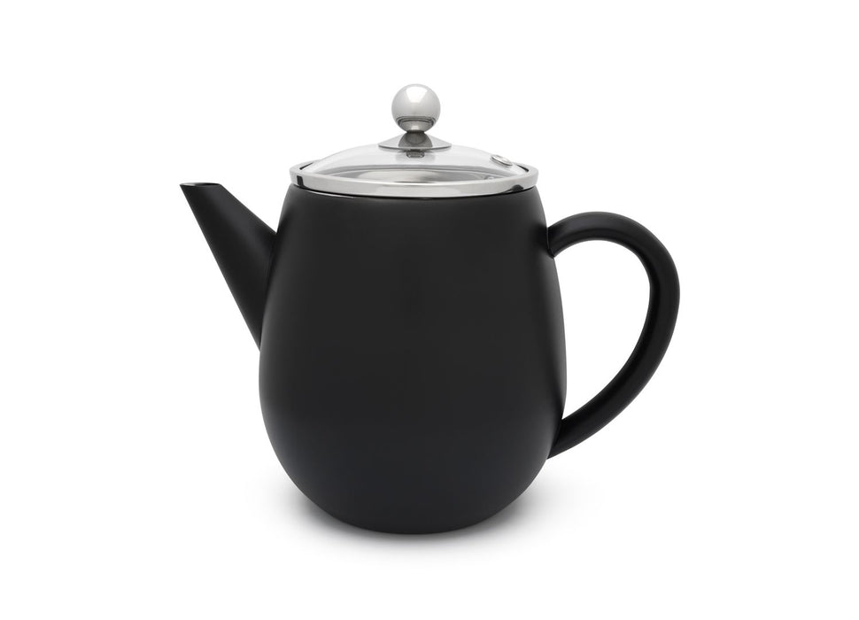 Bredemeijer Duet® Eva Theepot - Mat Zwart - 1,1 ltr.