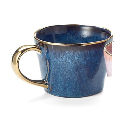 ChaCult Friedo Beker - Blauw - Aardewerk - 270 ml