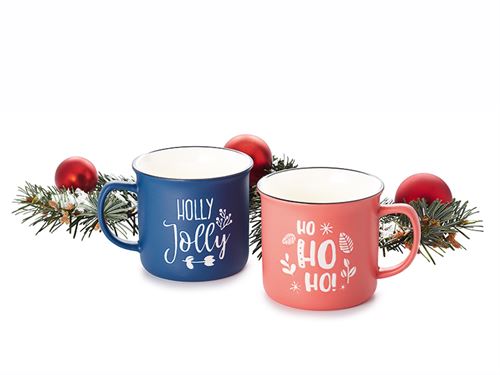 ChaCult Jolly Christmas Beker - New Bone China - 300 ml