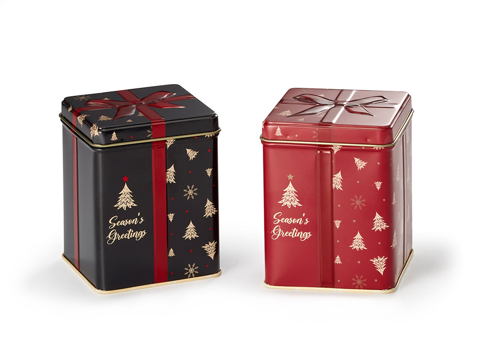 ChaCult Season's Greetings Theeblik - Metaal - 100 gram