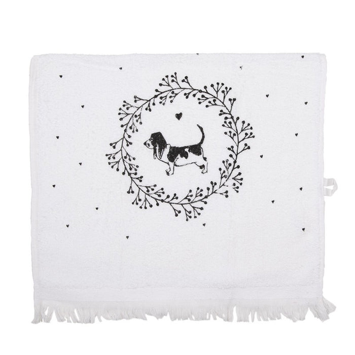 Clayre & Eef Gastendoekje - Hond - 100% Katoen - 40 cm x 66 cm