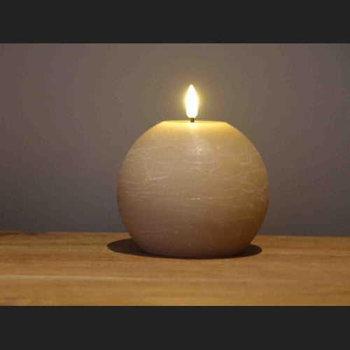 Countryfield LED Bolkaars Rustiek - Taupe - Ø 8 cm