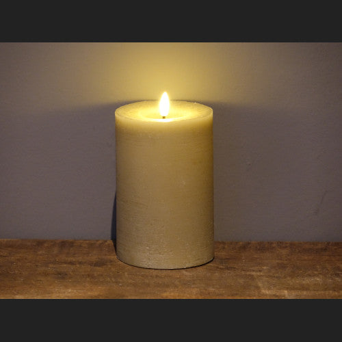 Countryfield LED Stompkaars Rustiek - Taupe - Ø 10 cm - Hoog 15 cm