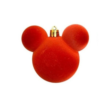 Disney Kerstbal Velvet - Oranje