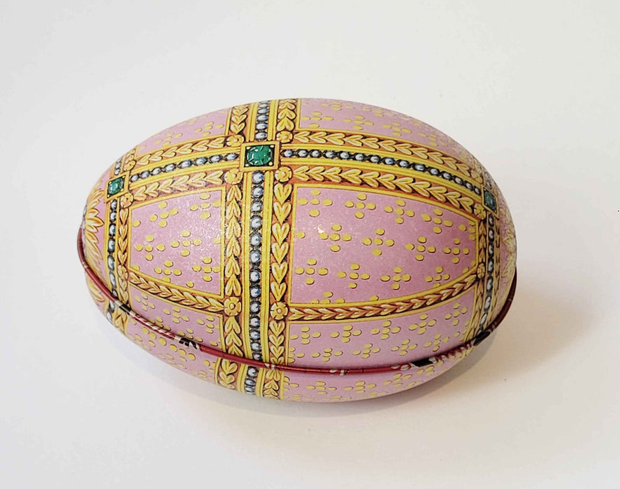 Fabergé Ei Heritage Blikje - Rose - Metaal - 11 cm x 6,9 cm x 7,1 cm