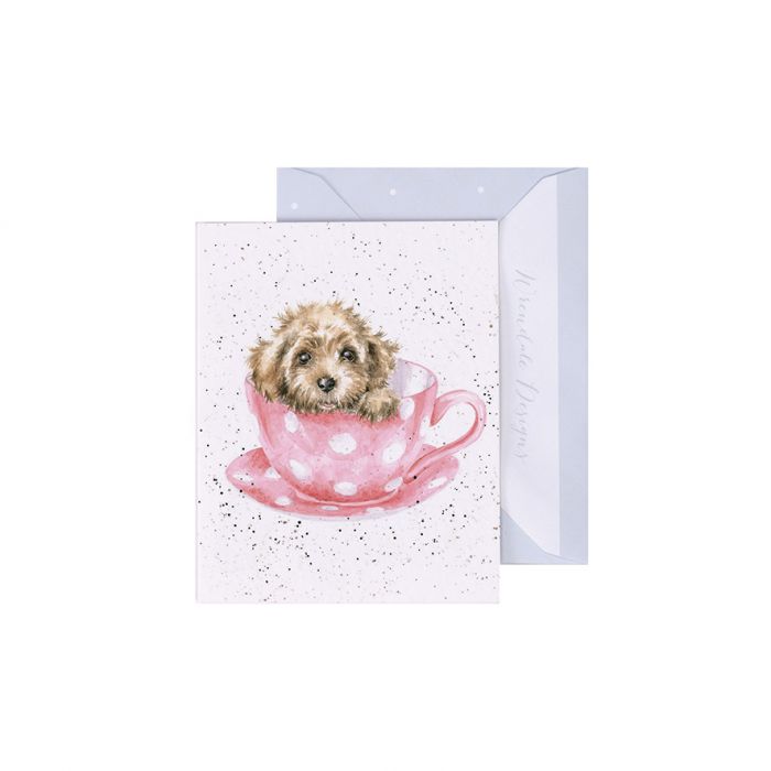 Wrendale Designs Teacup Pup Kaartje