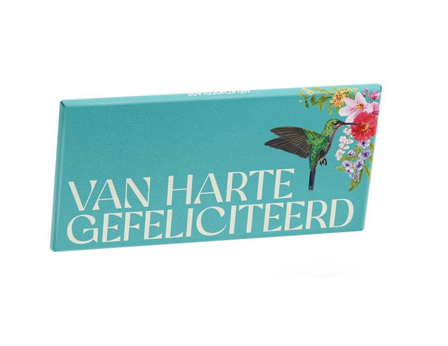 GEFELICITEERD Chocoladereep - 100 gram