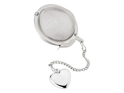 ChaCult Silver Heart Thee Ei - RVS - Ø 5 cm